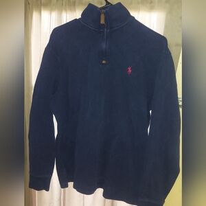 Polo Ralph Lauren Navy Blue Quarter-Zip Pullover